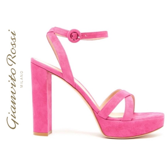 Gianvito Rossi Shoes - NWOT GIANVITO ROSSI Poppy suede platform sandal